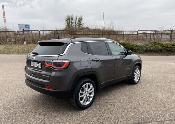 Jeep Compass cena 94900 przebieg: 49405, rok produkcji 2021 z Białystok małe 301